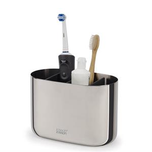 Joseph Joseph Easystore Luxe Large Stainless Steel Toothbrush Caddy